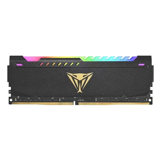 Memoria RAM Viper Steel RGB gamer color negro 8GB 1 Patriot PVSR48G320C8
