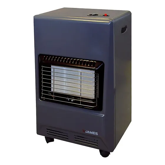Estufa a gas James F100 negra con válvula y manguera 13 kW | Cuotas sin interés