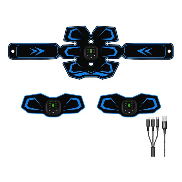 Q Cinturón Vibratorio Ems Para Bajar De Peso Y Fitness,