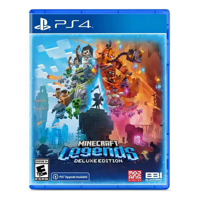 Medios físicos de Minecraft Legends Deluxe Edition para PS4