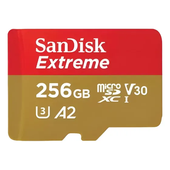 Tarjeta Extreme Microsd Con/adp 256gb U3 A2 190mb/s -130mb/s