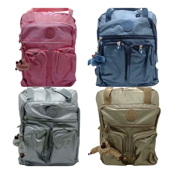 Bolso Morral Casual Para Damas Mochila Escolar Impermeable 