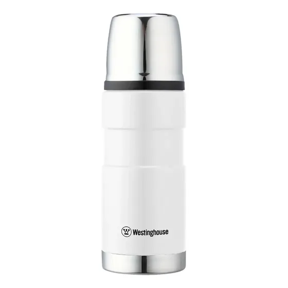 Termo Westinghouse De Acero Inoxidable De 350ml Color Blanco