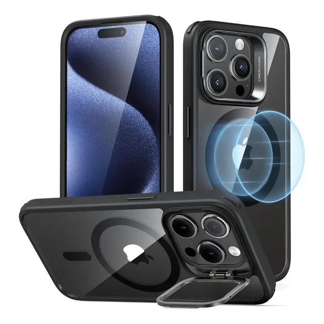 Case Funda Para iPhone 15 Pro 6.1 Hybrid Stand Magsafe Esr 