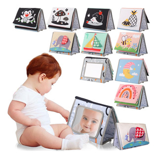 Juguetes Sensoriales Espejo Y Libro Para Bebe Texturas Juguetes Sensoriales Espejo Y Libro Para Bebe Texturas