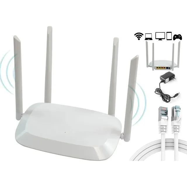 Repetidor Amplificador Señal Wifi 2.4/5g Banda Dual 1200mbps Ac1200 Gigabit Aomu