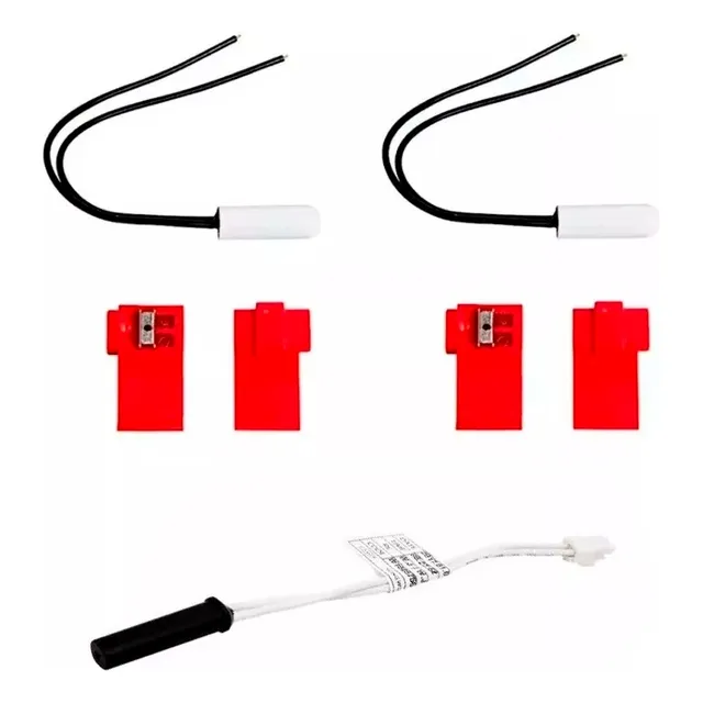 2 Sensores 2,7k + 1 Fusível Para Geladeira Brastemp Consul