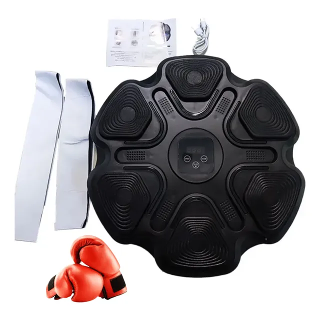Máquina De Boxeo De Música Inteligente Mas Guantes Mediodedo