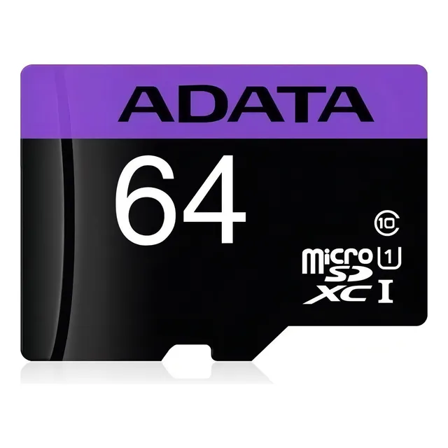 Tarjeta de memoria Adata AUSDX64GUICL10-RA1 Premier con adaptador SD 64GB