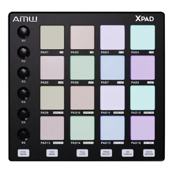 Amw Xpad Controlador Midi Dj 16 Pads Similar Mpd . Loja