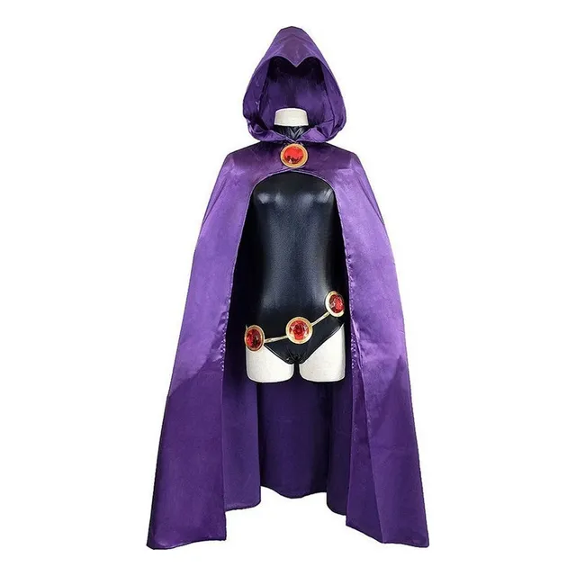 Q Anime Cuervo Teen Titans Cuervo Halloween Cosplay Disfraz
