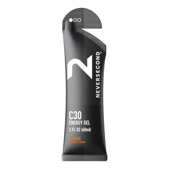 Gel Energético Neversecond C30 Para Triatlón, Ciclismo Y Running (sabor Naranja, Pack 12)