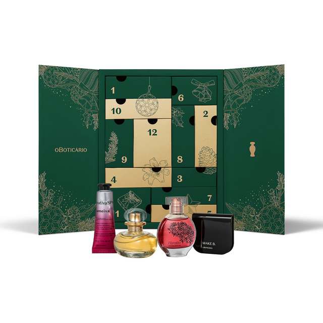 O Boticário Calendário Do Advento 2025 Kit 12 Itens O Boticário Calendário Do Advento 2025 Kit 12 Itens