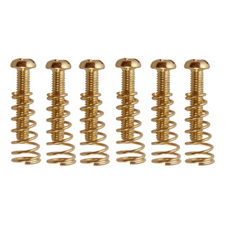6 X Muelle Cola Para Guitarra Eléctrica + Resortes Oro 6 X Muelle Cola Para Guitarra Eléctrica + Resortes Oro