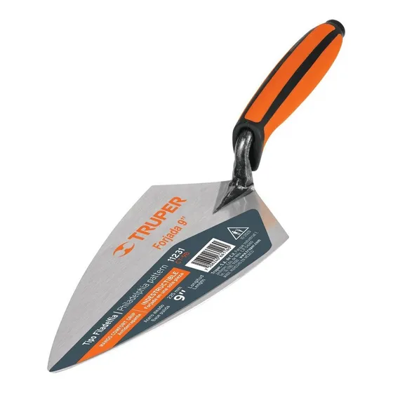 Cuchara Albañil Filadelfia 9' Mango Bimaterial Truper 11231
