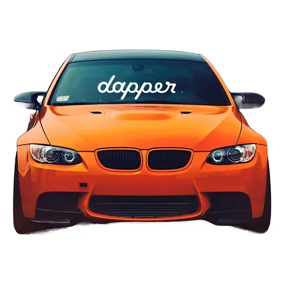 Calca Sticker Dapper Para Parabrisas O Medallon Tuning