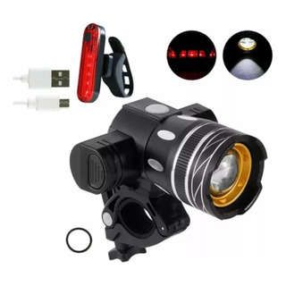 6000lm Lámpara Led Recargable Impermeable Para Bicicleta Luz 6000lm Lámpara Led Recargable Impermeable Para Bicicleta Luz