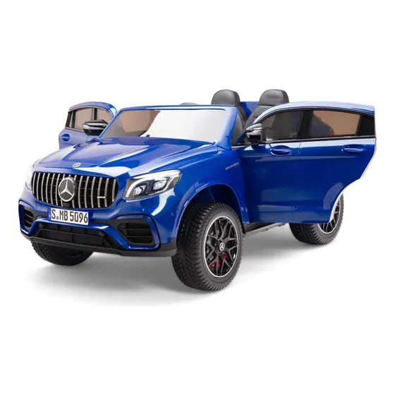 Camioneta Bateria Mercedes Benz Glc63s 12v Doble Goma Cuero 