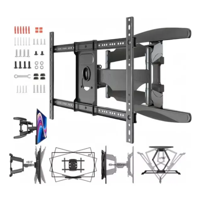 Soporte Tv Pared Para Pantallas De 40-85 Pulgadas Máx 80kg