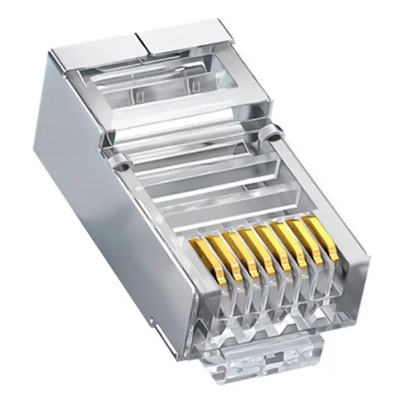 100 Piezas Chip De Cobre Puro 0,35 Conector De Red  Cat6