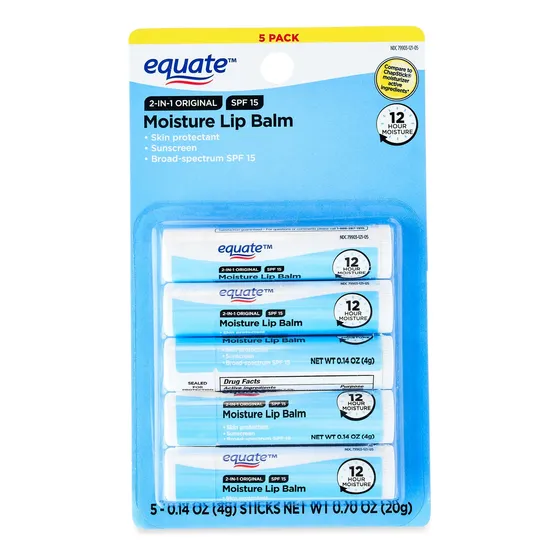 Bálsamo Labial Equeate 2 - 1 Moisture Lip Balm 15 Spf