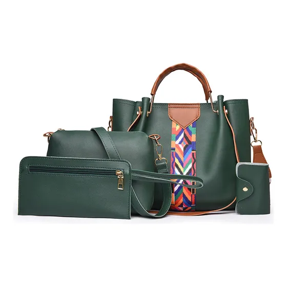 Set De Bolsos De Moda Para Mujer, Conjunto De 4 Piezas E