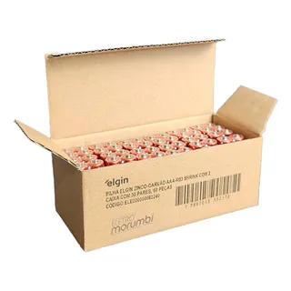 Elgin 60 Pilhas Zinco CarvĂŁo Aaa Palito Comum Caixa Elgin 60 Pilhas Zinco CarvĂŁo Aaa Palito Comum Caixa