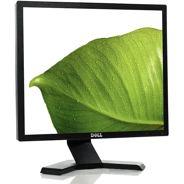 Monitor Lcd Cuadrado 19  Grado A, Vga, Cables, Base