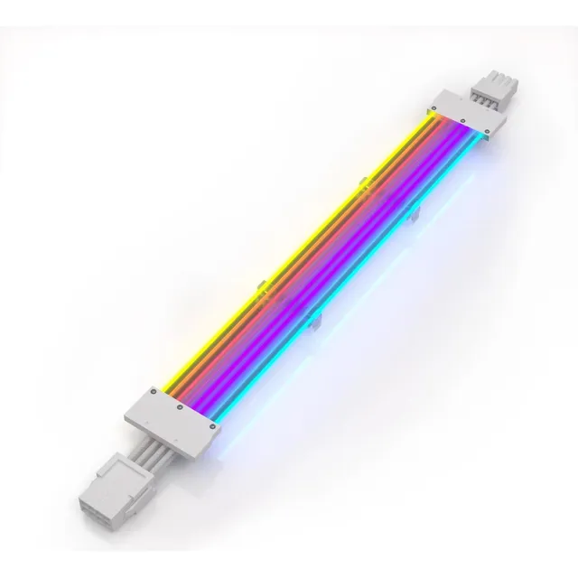 Cable Extensión Argb Iceberg 1x 8 Pin Gpu Blanco (6+2) Gpu