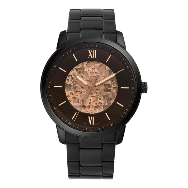 Fossil Neutra De Acero Inoxidable Automático Reloj De V1bv1