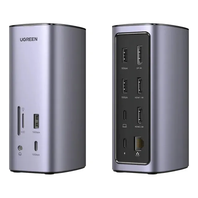Docking Station Usb Tipo C Ugreen Cm555, 12 En 1 (90325)