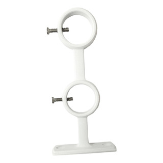 Soporte Doble Para Barra De Cortina, Toalleros, Accesorios Soporte Doble Para Barra De Cortina, Toalleros, Accesorios