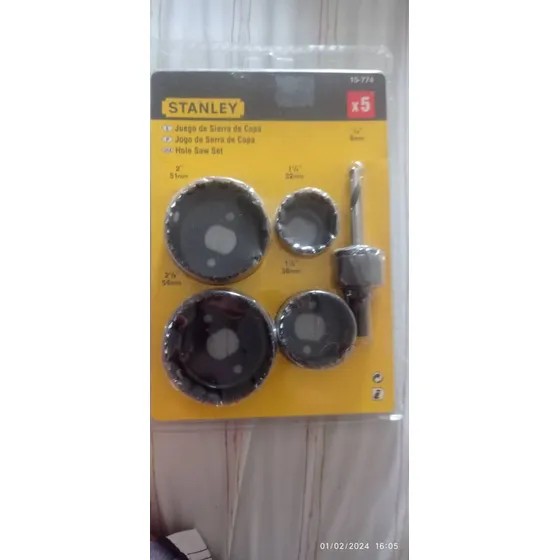   Juego De Sierra Para Cortes Redondos En Madera Y Plástico
