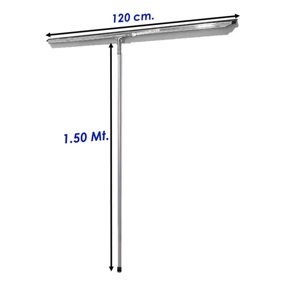 Haragan Industrial Maxi Grande: 120cm  Con Mango Aluminio