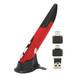 Bolígrafo Óptico Inalámbrico Rojo Y Rojo Con Ajuste De Bolsi Bolígrafo Óptico Inalámbrico Rojo Y Rojo Con Ajuste De Bolsi