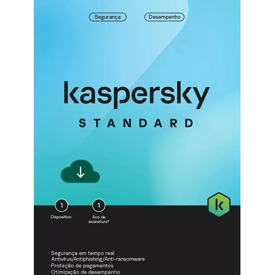 Kaspersky Antivirus Standard - 1 Pc 1 Ano - Envio Imediato