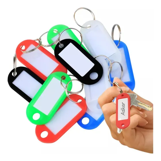 Llaveros Marcar Llave Plásticos Identificador  X 50 Und