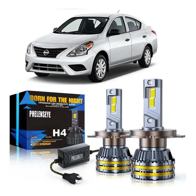 Kit De Focos Led Para Versa 2012-2019 H4 Luz Alta/baja 320w
