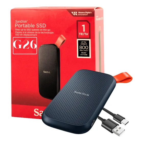 Ssd Externo 1tb Sandisk Disco Sólido Sdssde-30 Original C/nf