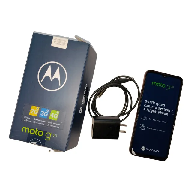 Celular Moto G30 4g 128gb 4gb Dual Sim Gris Tornasol (usado)