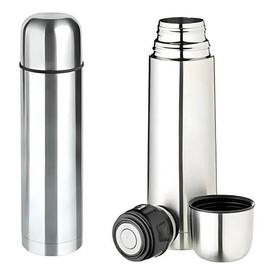 Garrafa Termica Inox 500ml Camping Viagem Cafe Agua Original