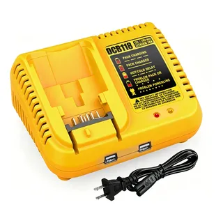 Cargador Para Baterías Dewalt 12v/20v Como Máximo De Iones