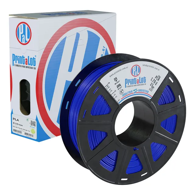 Filamento Para Impresoras 3d Pla 1.75mm X 1kg :: Printalot Color Azul