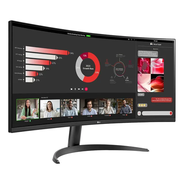 LG 34wr50qk-b.awm Ultra Wide Monitor 34 Hdr 10