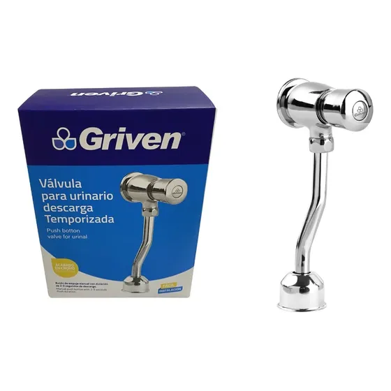 Válvula  Para Urinario Descarga Temporizada Griven 