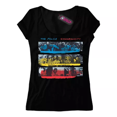 Remera Mujer The Police Synchronicity Rap 4 Dtg Premium