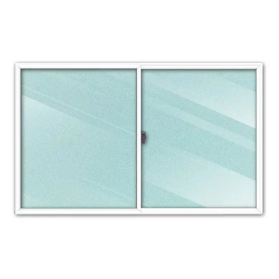 Ventana Dvh De Pvc Blanco De 180 X 110 Tipo Corrediza