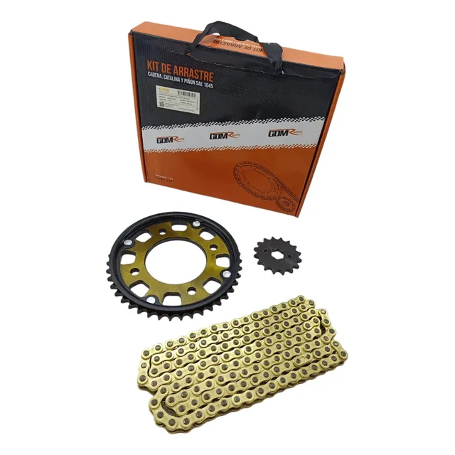 Kit Arrastre Cb190r  Cadena Dorada Reforzada