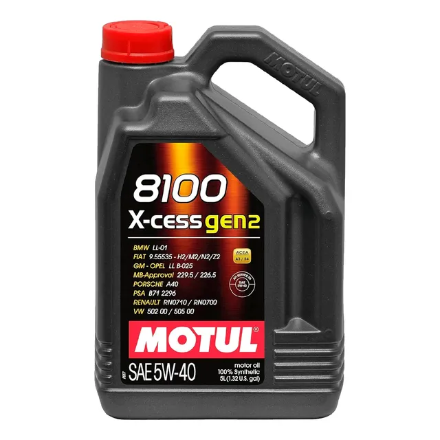Aceite Motor Sintético Motul Carro 8100 X Cess Gen2 5w40 5lt