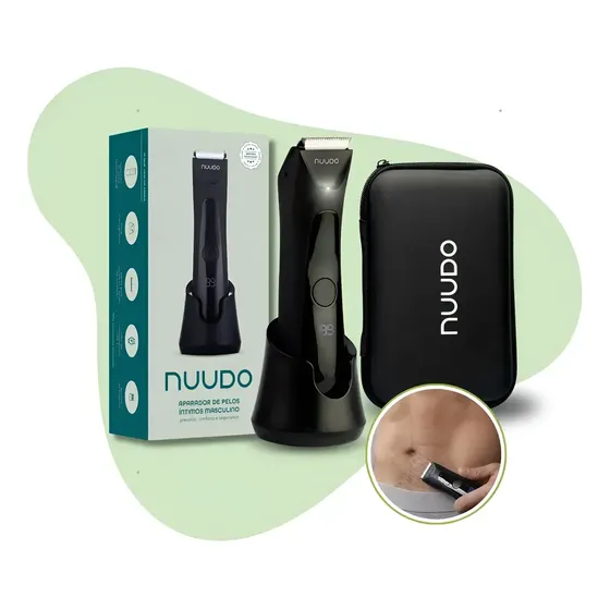 Aparador De Pelos Elétrico Íntimo Masculino + Estojo - Nuudo